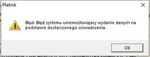 Błąd oświadczenia