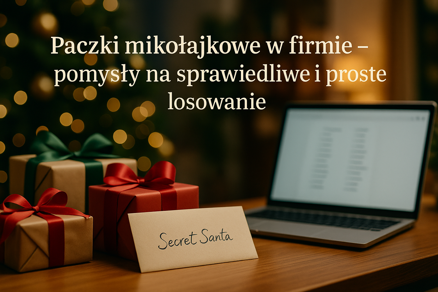 Paczki mikołajkowe w firmie – pomysły na sprawiedliwe i proste losowanie